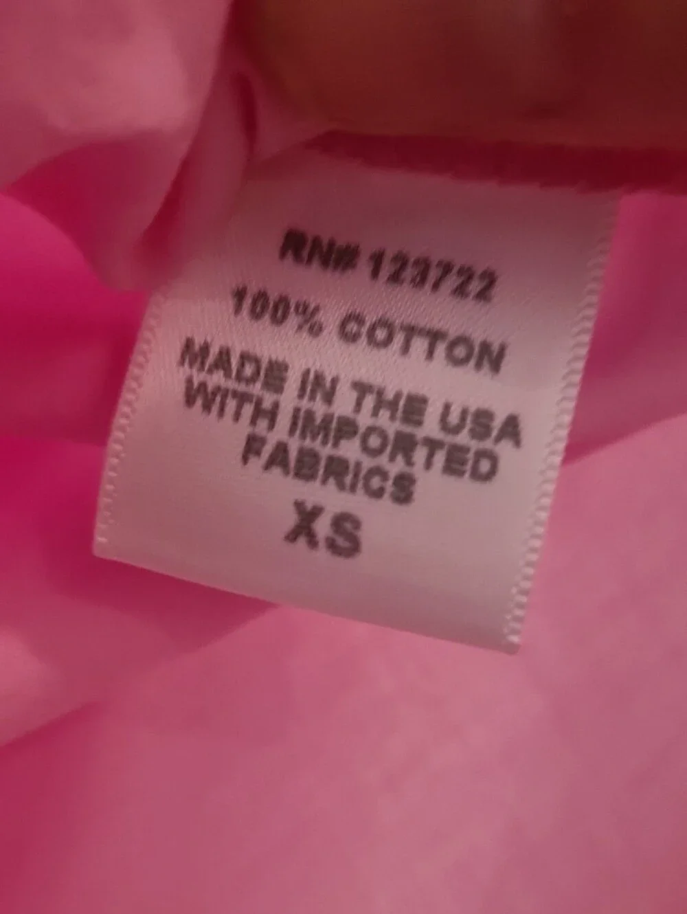 XiRENA 100% Cotton Pink Button-Down Shirt